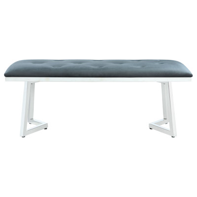 Dearing Velvet Upholstered Bench