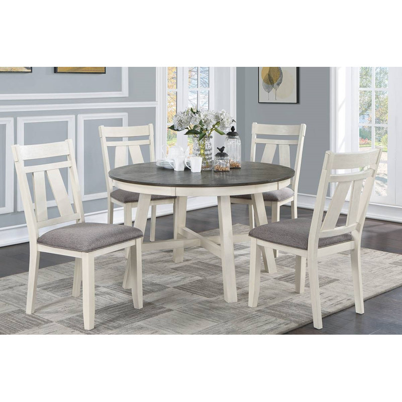 Ensemble repas pour 4 personnes Ericyyi, Blanc
