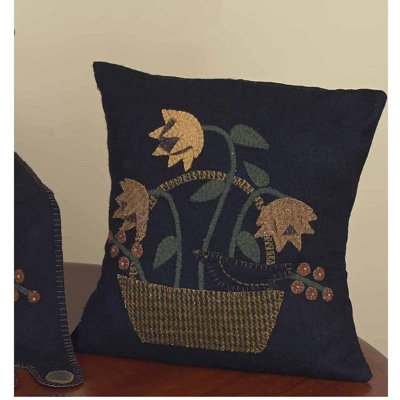 Wool Blend Throw Pillow