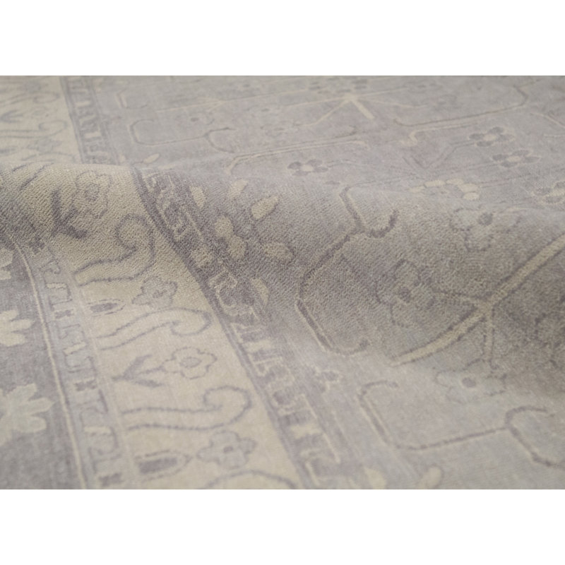 Ziegler Wool Oriental Area Rug in Beige, Rectangle 10'1" x 14'1"