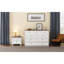 Lit polyvalent, grand lit, rangement spacieux, capacité en bois massif blanc et noyer, +-121116343