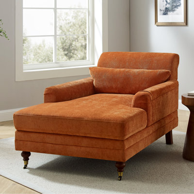 37.01'' Upholstered Chaise Lounge