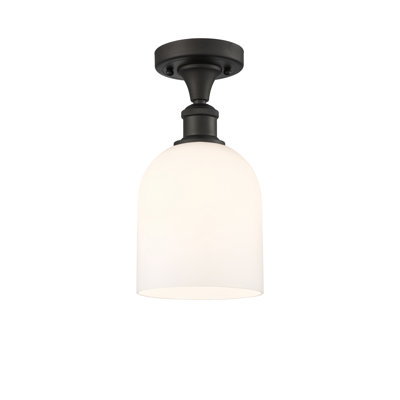Ballston - Allysson - 1 Light 6" Semi-Flush Mount - Seedy Shade