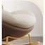 Chaise berçante moderne rembourrée