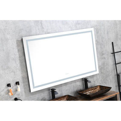 60 po L 40 po Miroir de salle de bain H