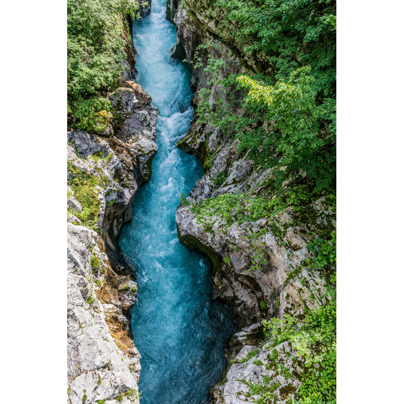 River Soca 1 Piece Wrapped Canvas Wall Art, 46cm H x 30cm W x 3.8cm D