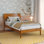 Lit plateforme avec tête de lit ajustable Bradford