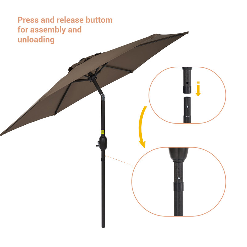 Parasol 90 po Doreon, Taupe