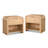 Beaucet 28"W Wood Nightstand Set