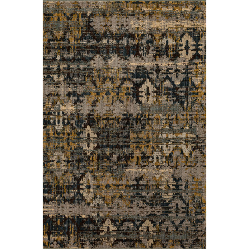 Tapis synthétique gris 5 pi 3 po x 7 pi Scott Living, Rectangle 8 pi x 11 pi