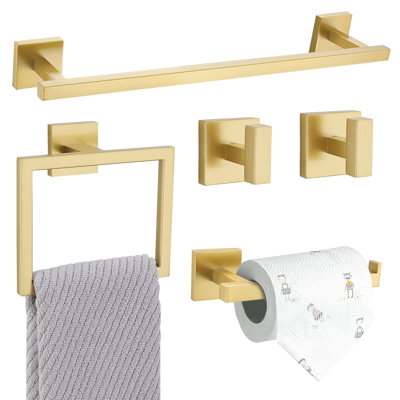 Ensemble de quincaillerie de salle de bain 5 pièces (ensemble de 5)