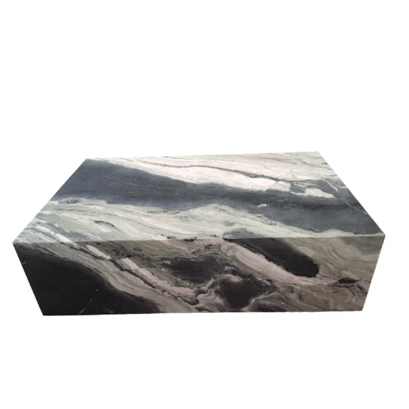Table basse en marbre véritable - marbre de Carrare