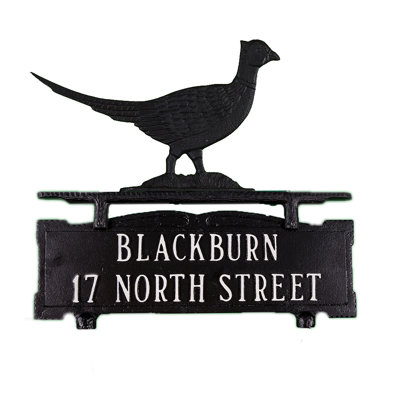 Metal Mailbox Sign