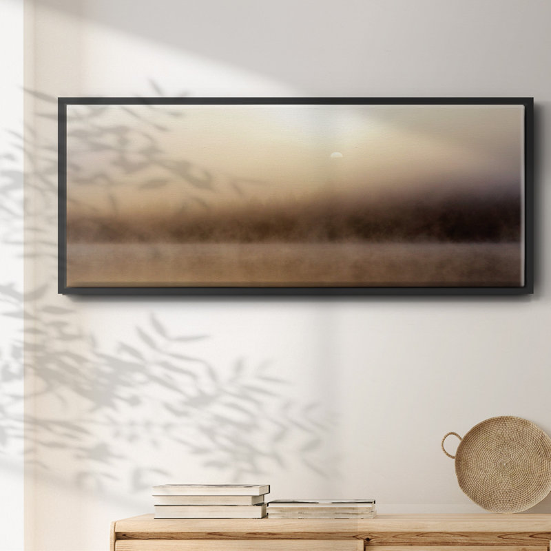 Break of Dawn - toile encadrée, Noir, H 24 po x l 60 po x P 1,5 po