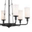 Lustre 6 lumières avec verre opale 39 po Vetivene-70048081
