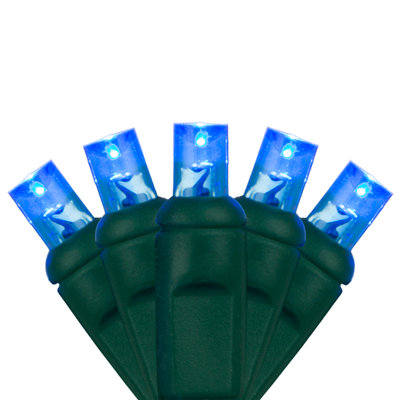 25' 50-Light Shatterproof Wide Angle LED Mini String Lights (End to End Connectable)