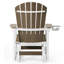 Fauteuil coulissant Benno Adirondack, blanc-130678189