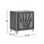 Fabric Upholstered Nightstand With 2 Drawers