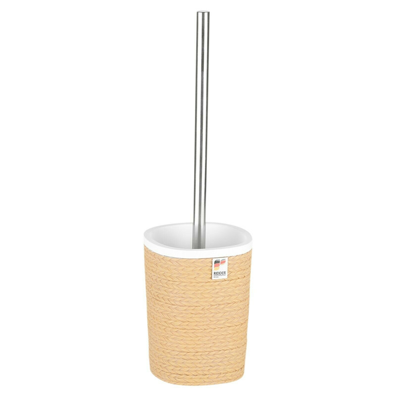 Free-Standing Toilet Roll and Brush Holder