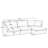 L-Shaped Slipcovered Sectional Sofa Couch-1241385149