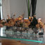 Arrangement floral et centre de table en verre Magnolia-451837025-472820215