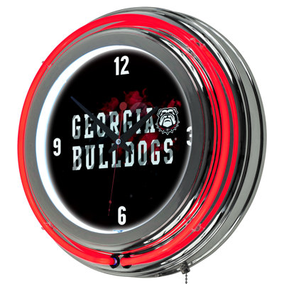 Horloge murale 14,5" de l’université de georgia