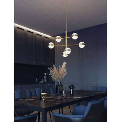 Luminaire suspendu à 6 lumières Verona