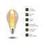 3W LED E27 Edison Screw Filament Ellips Non Dimmable LED Lamp In Warm White