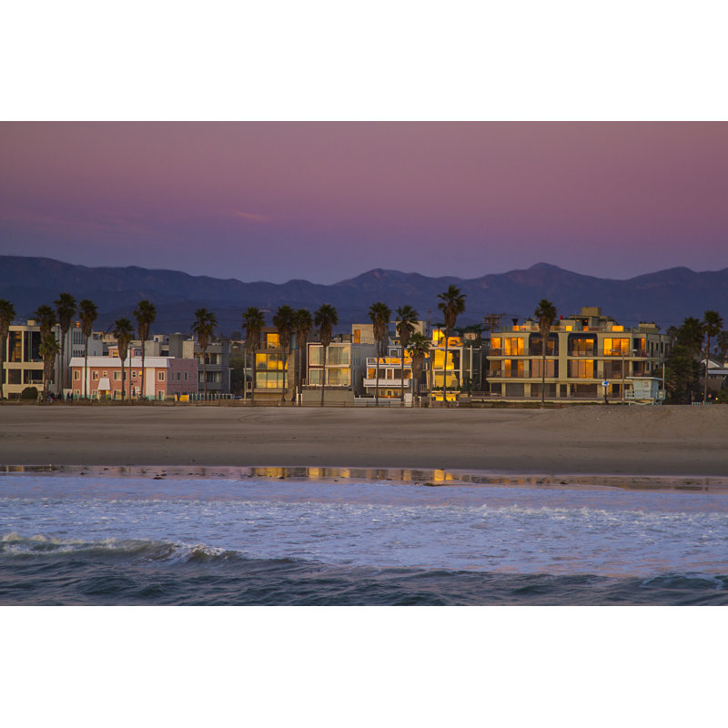 Venice Beach Shore - Wrapped Canvas Print, 30cm H x 46cm W x 3.8cm D