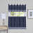 Pangkal Pinang Striped Tailored Kitchen Curtain-241559124-241559126