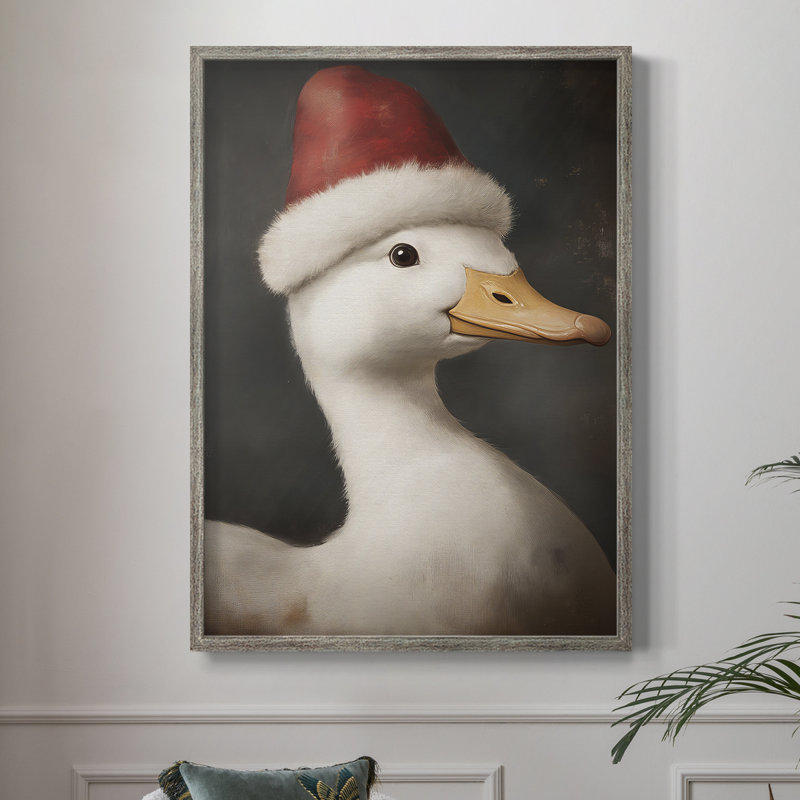 «Christmas Holiday Art», série 2-CX, reproduction encadrée - bois massif, H 30 po x l 24 po