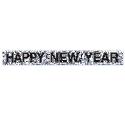 Bannière «Happy New Year» à franges