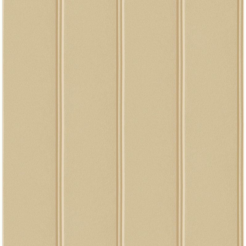 Imitation Group Painted Wood Panel Wallpaper, Sand
