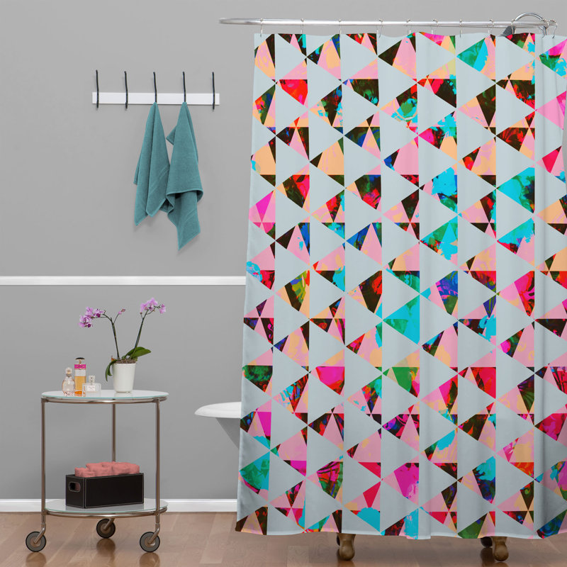 Geometric Shower Curtain