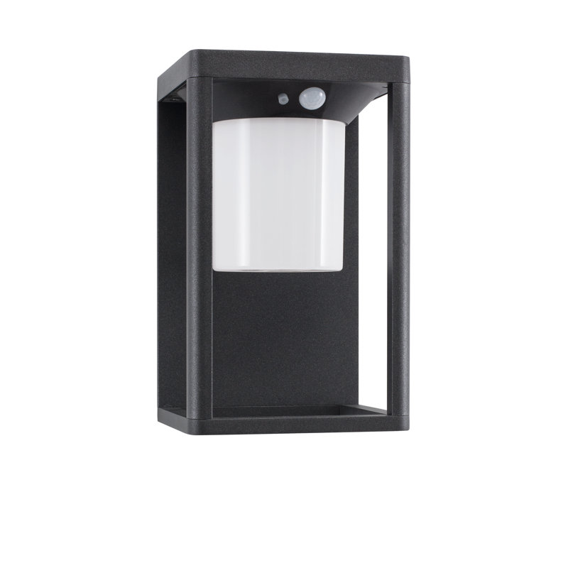 Anthracite Solar Powered Integrated LED Outdoor Flush Mount