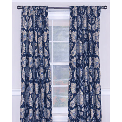 Wakeshire Cotton Blend Room Darkening Curtain Pair