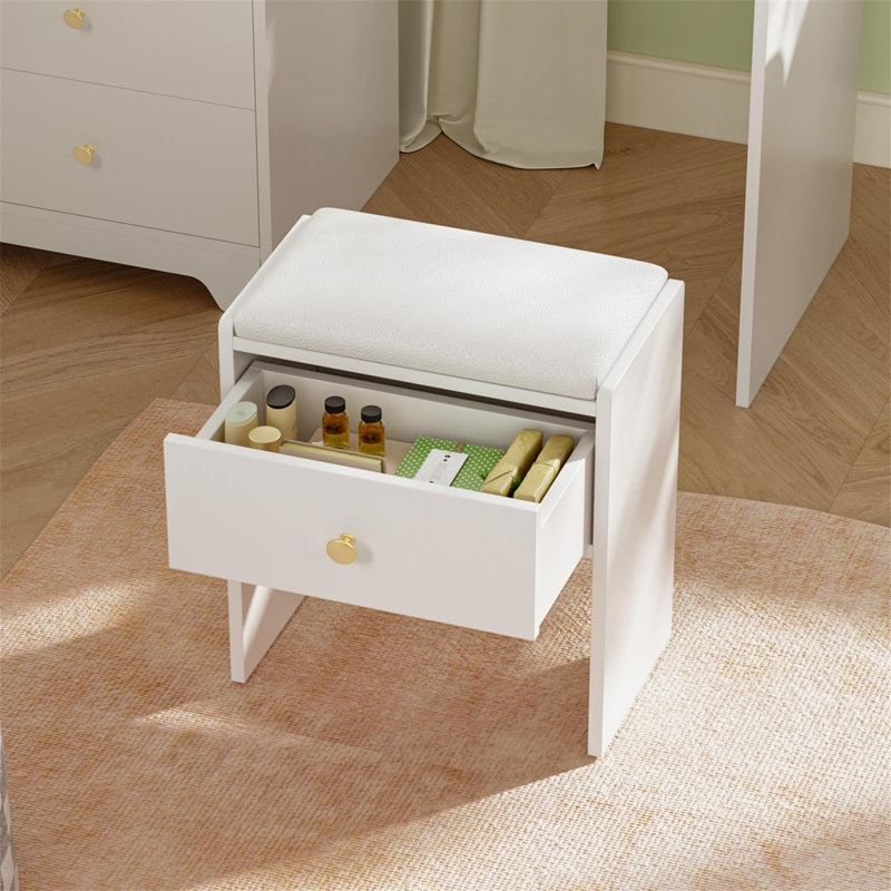 Manufactured Wood Accent Stool, Yes