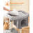 Franjo Manufactured Wood Velvet Cat Tree-1899281641-1899281645