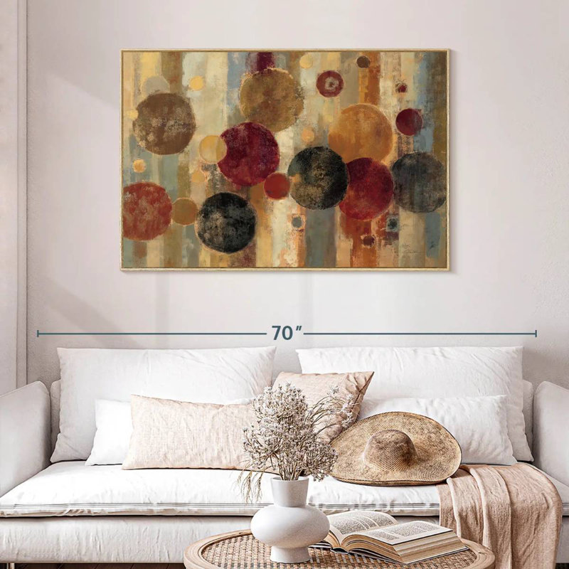 Pendulum, Floating Frame Natural Wood, 46" X 31"
