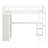 Metal Loft Bed Frame With Built-In Wardrobe, Desk And Storage Shelves-1997012851-1997012847