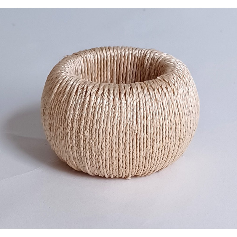 Ensemble de 4 ronds de serviette Abaca Twine