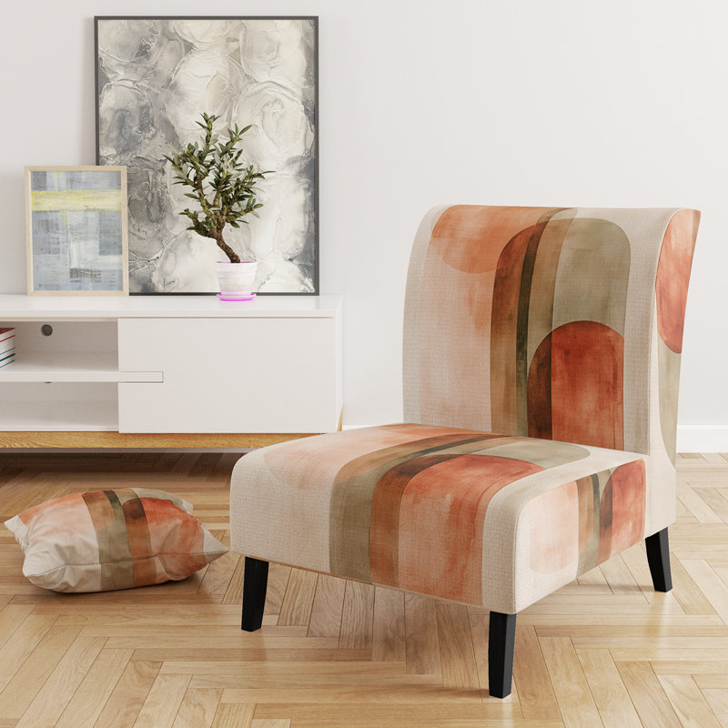 Fauteuil de chambre Abstract Modern, Slipper Armless