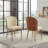Quatrell Side Chair in Brown/Cream