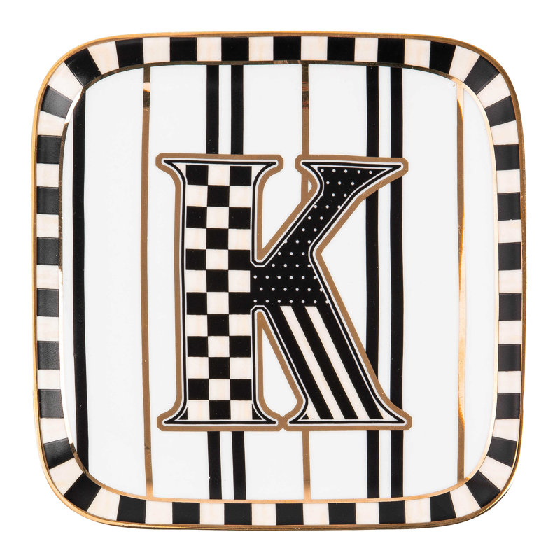 Monogram Dish - F