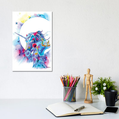 Unicorn 1 Piece Wrapped Canvas Wall Art