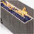 54-inch iron fire pit table (stone)