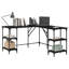 L-Shaped Steel Computer Desk-1263426038