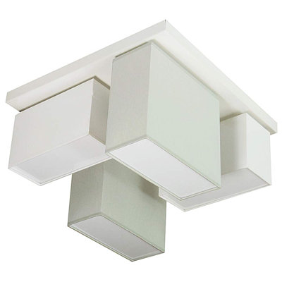 Eris Fabric Semi Flush Mount