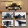 19.7 In. Classic Black Farmhouse Ceiling Fan With Light With Remote Control And 180° Swivel E26 Base, Bulb Not Included