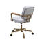 Chaise de travail en cuir véritable à grain supérieur-125121125